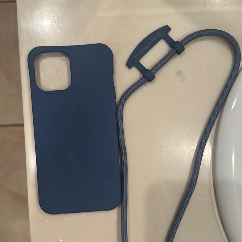 Cross body phone case (unplug your hands) iphone 14